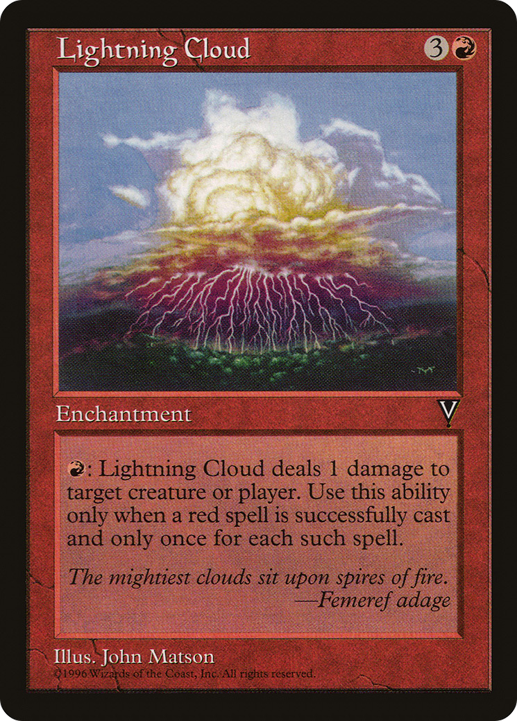 Nuage de foudre (VIS-087) - Visions 