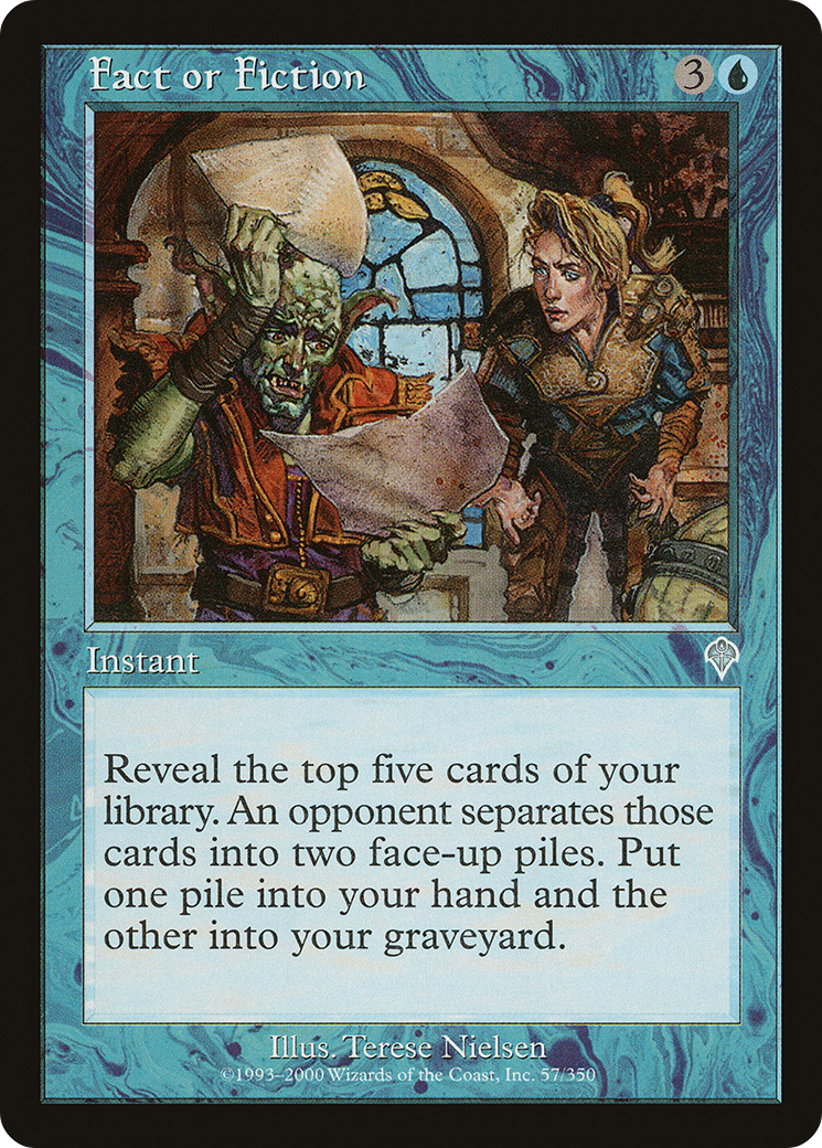 Fait ou fiction (INV-057) - Invasion Foil 