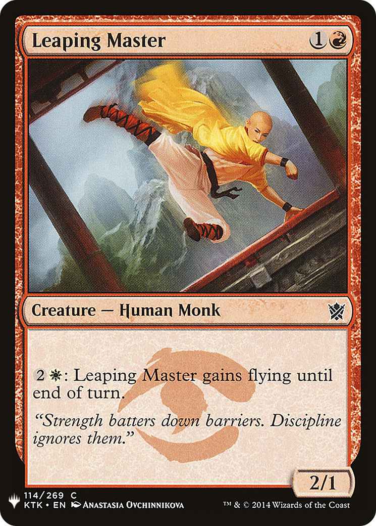Leaping Master (LIST-KTK-114) - The List