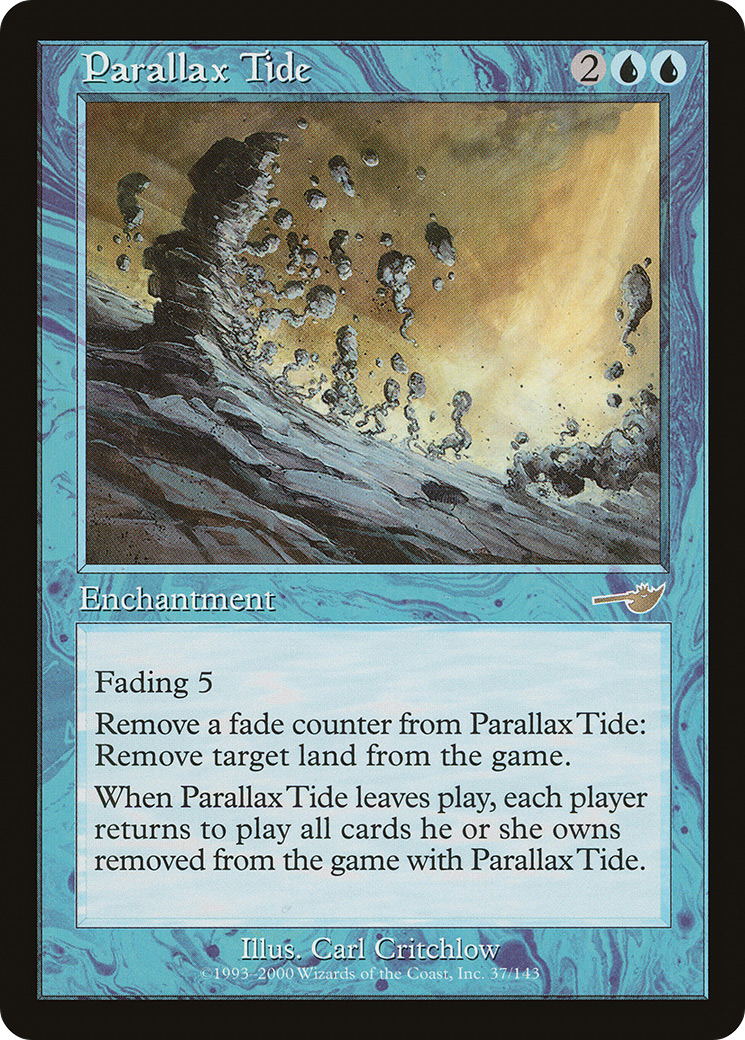 Marée de parallaxe (NEM-037) - Feuille Nemesis 