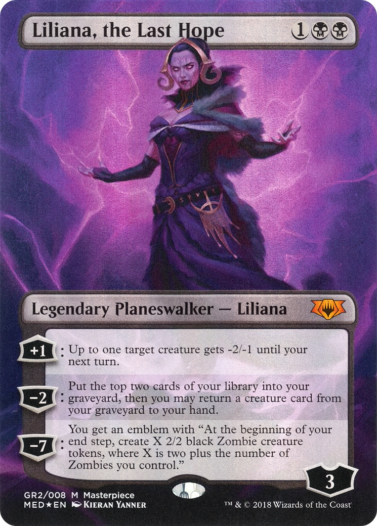 Liliana, le dernier espoir (MED-GR2) - Édition mythique (sans bordure) Foil 