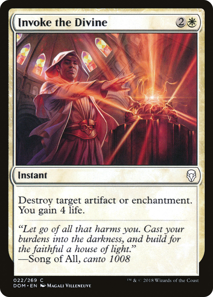 Invoquer le Divin (DOM-022) - Dominaria