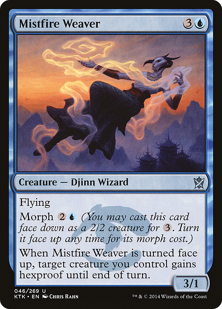 Mistfire Weaver (KTK-046) - Khans of Tarkir Foil