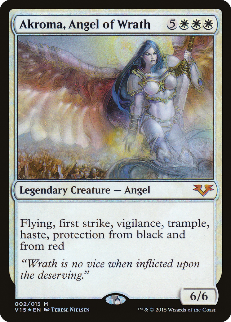 Akroma, Ange de la Colère (V15-002) - From the Vault : Angels Foil