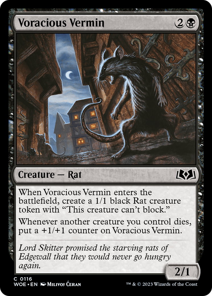 Voracious Vermin (WOE-116) - Wilds of Eldraine