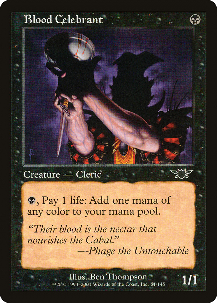 Célébrant du sang (LGN-061) - Legions Foil 