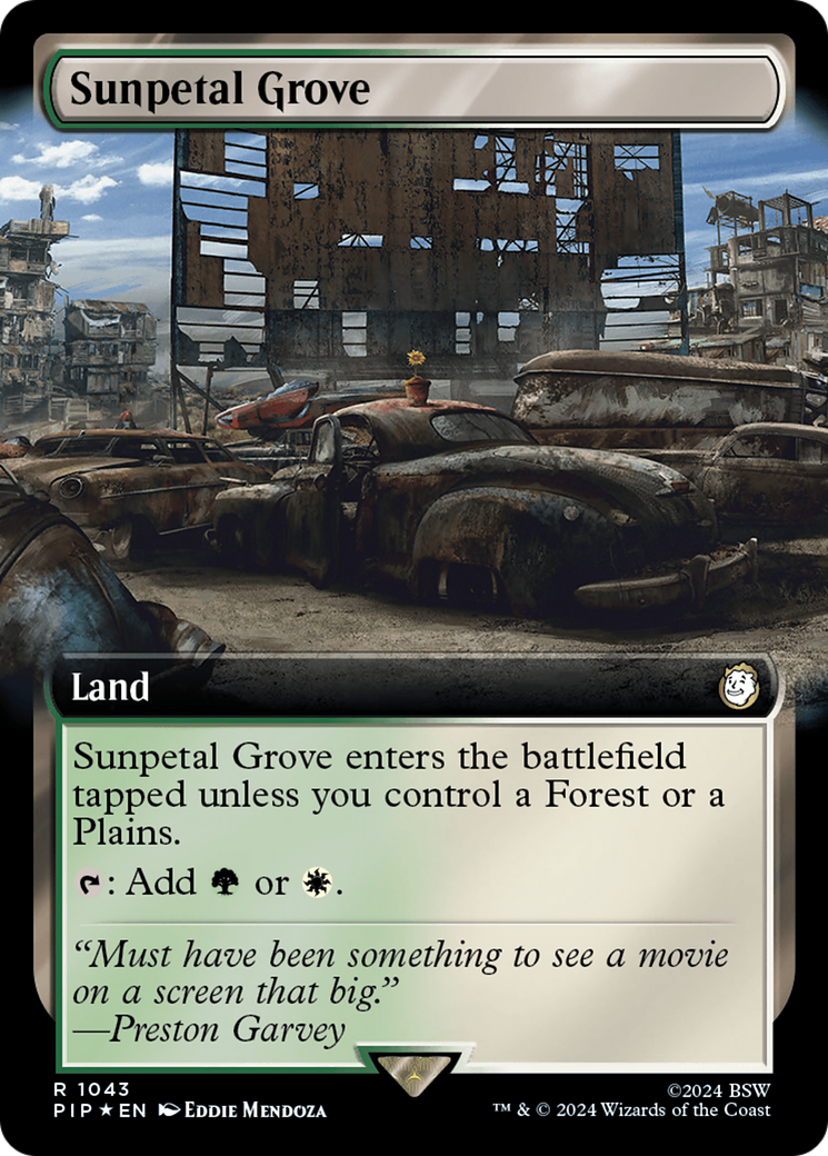 Sunpetal Grove (PIP-1043) - Fallout : (Extended Art) Foil