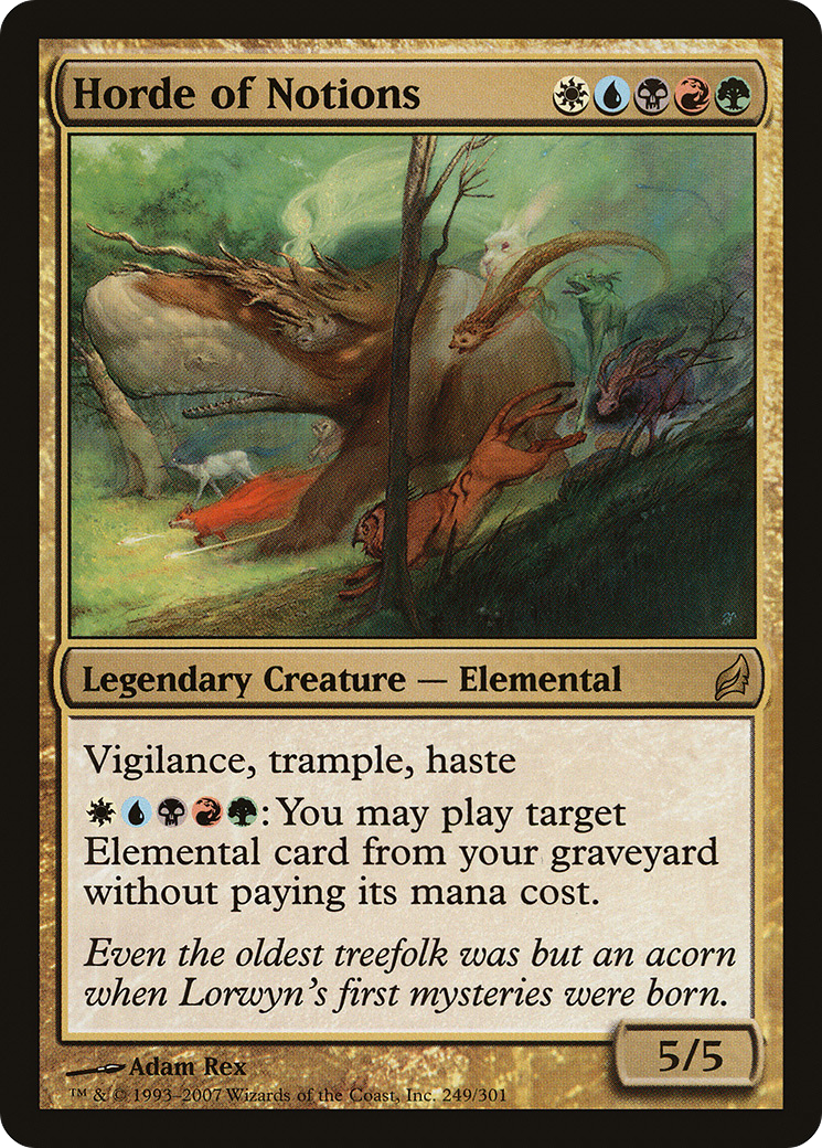 Horde des Notions (LRW-249) - Lorwyn Foil