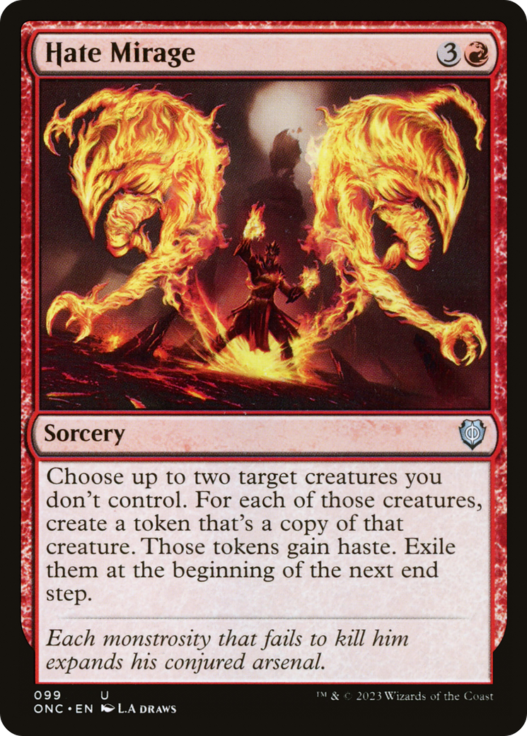 Mirage de la haine (ONC-099) - Phyrexia : Tous ne seront plus qu'un, commandant 