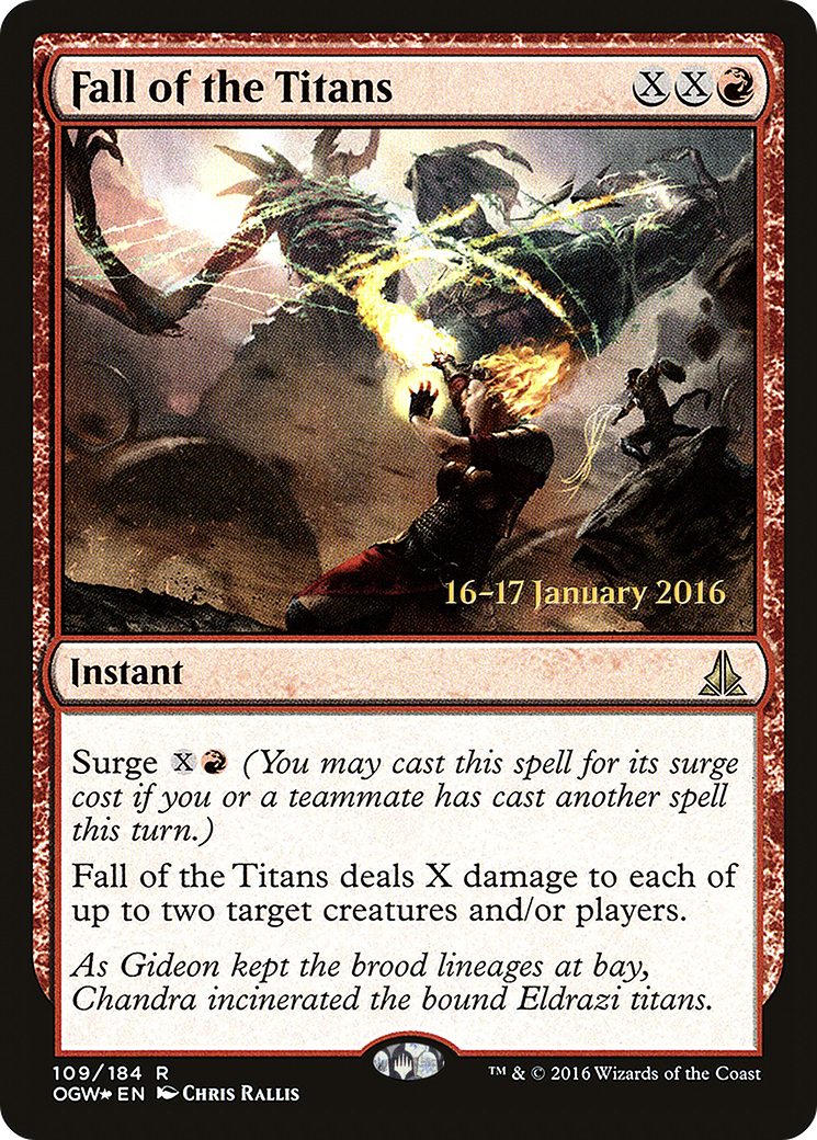 Fall of the Titans (PRE-109) - Oath of the Gatewatch Promos Foil