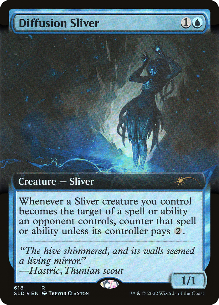 Diffusion Sliver (SLD-618) - Secret Lair Drop : (Extended Art) Foil 