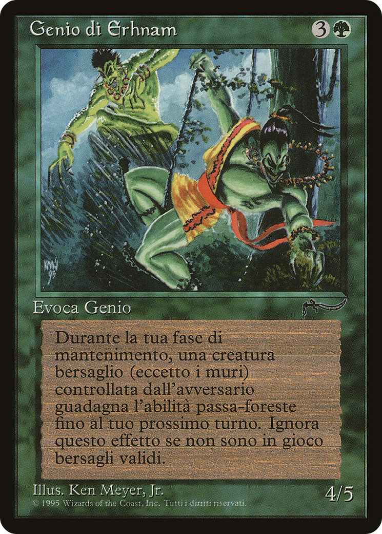 Erhnam Djinn (Italian) - "Genio di Erhnam" (REN-118) - Rinascimento