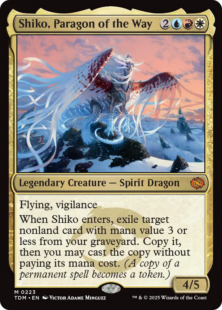 Shiko, Parangon de la Voie (TDM-223) - Tarkir : La Tempête de Dragons 
