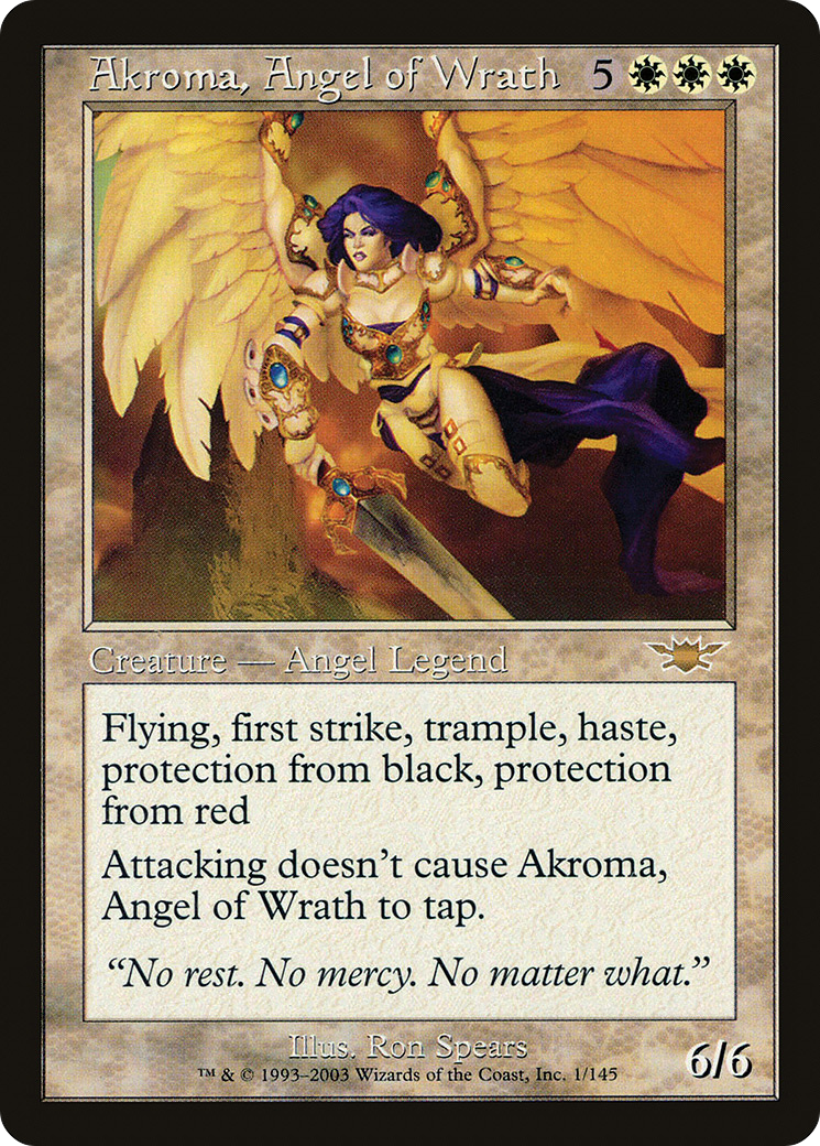 Akroma, Ange de la Colère (LGN-001) - Legions Foil 