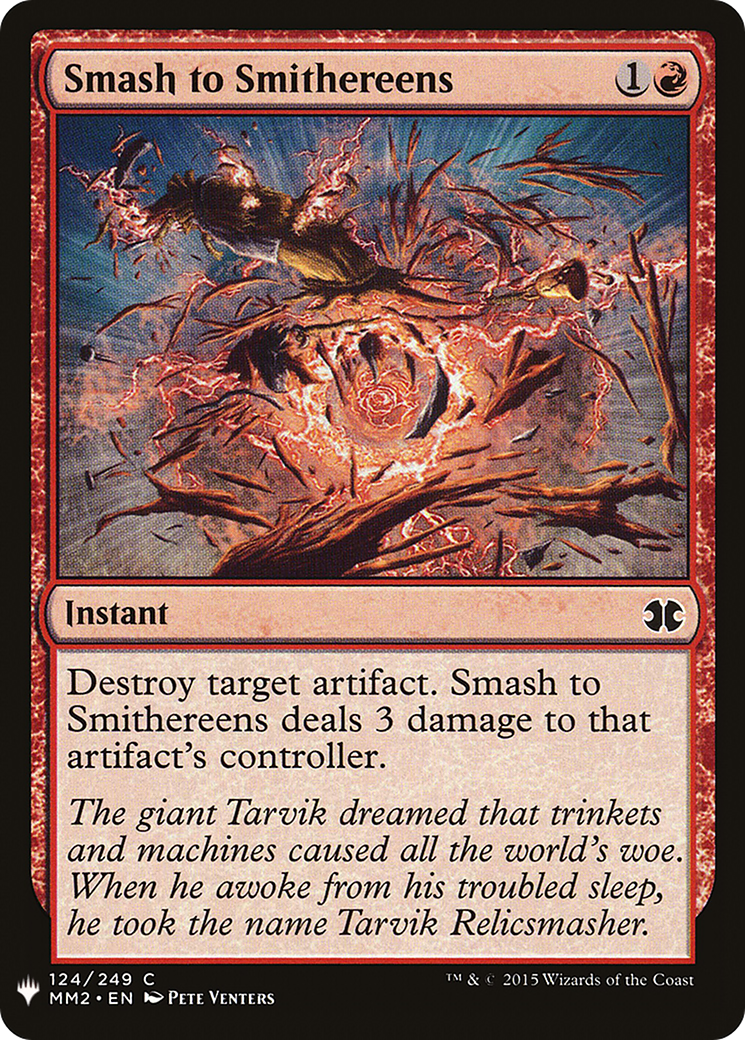 Smash to Smithereens (PLST-MM2-124) - La Liste