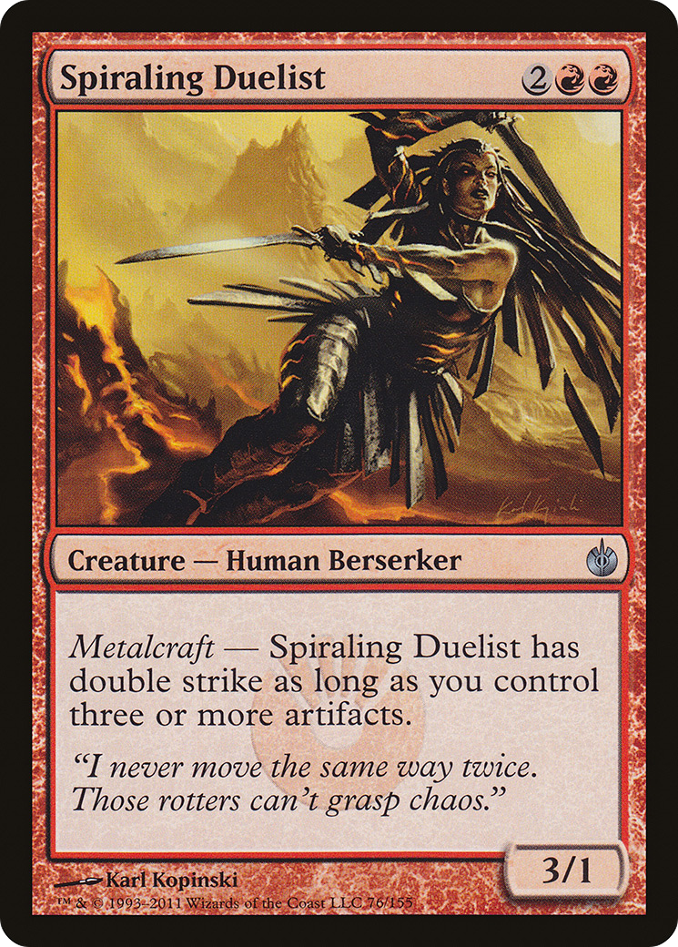 Duelliste en spirale (MBS-076) - Mirrodin assiégé 