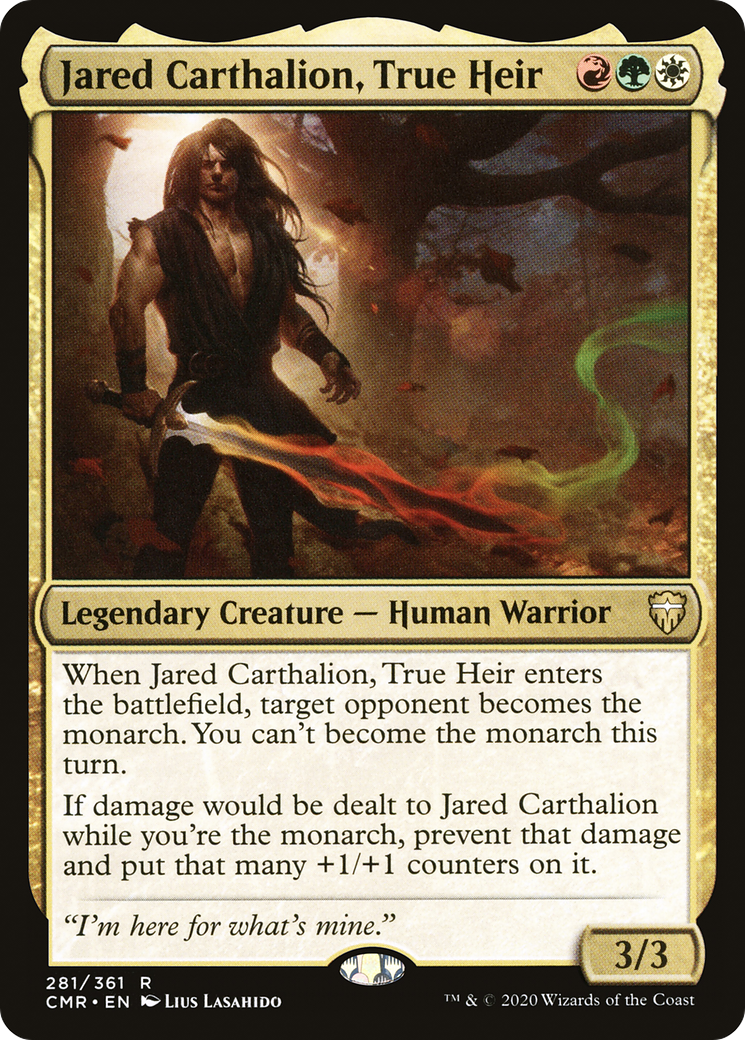 Jared Carthalion, véritable héritier (CMR-281) - Commander Legends Foil 