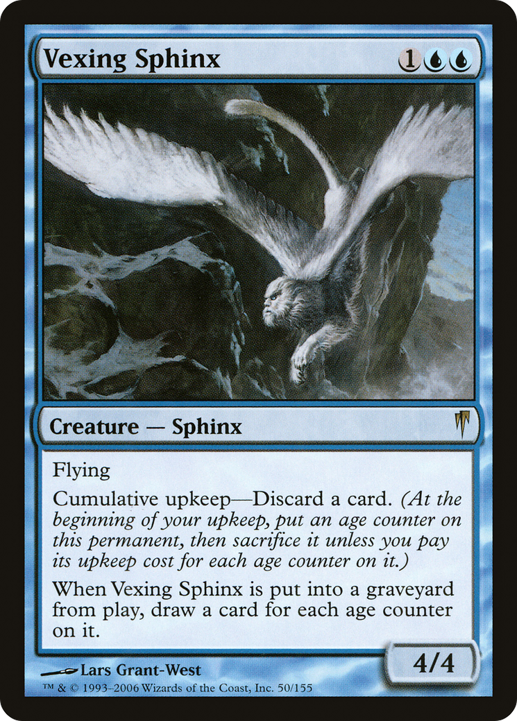Sphinx vexant (CSP-050) - Feuille Coldsnap 