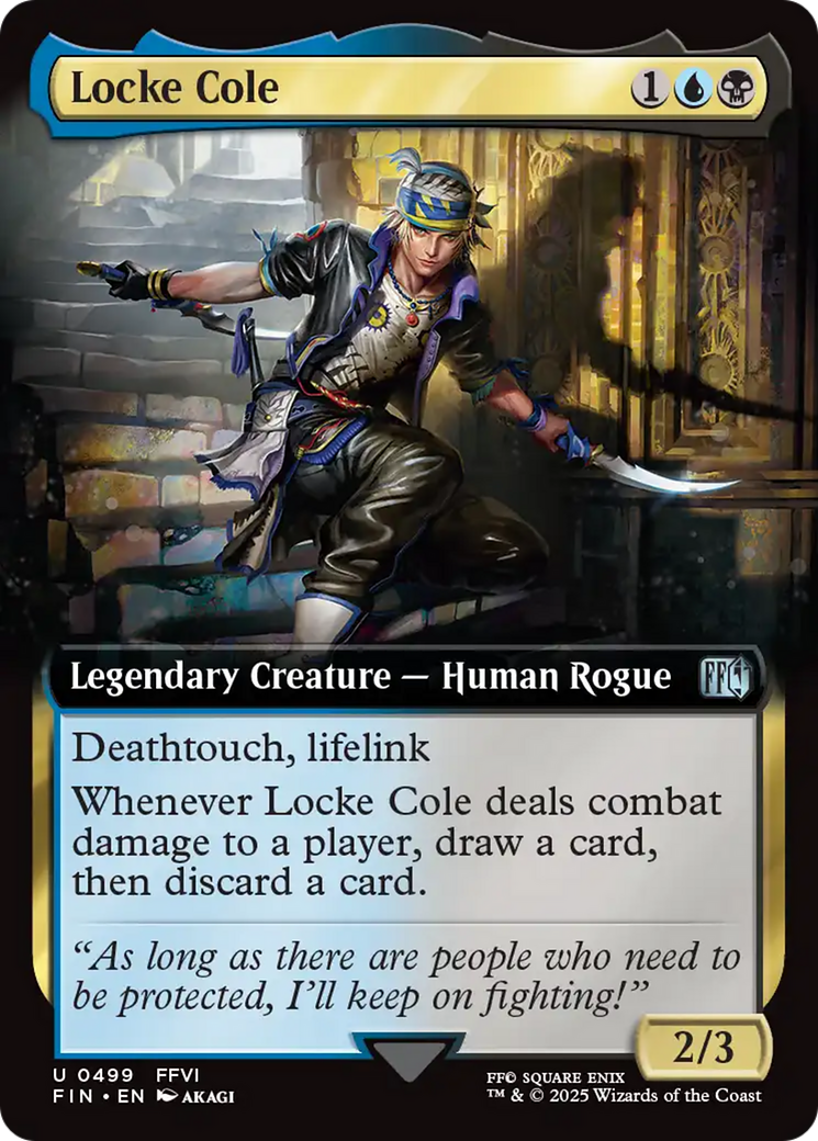 Locke Cole (FIN-499) - FINAL FANTASY: (Extended Art) Foil