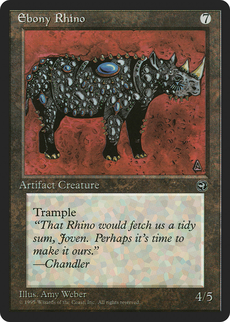 Ebony Rhino (HML-106) - Homelands