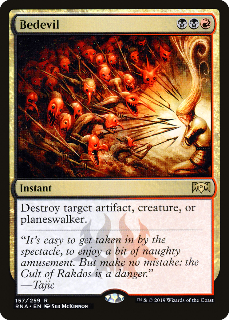 Bedevil (RNA-157) - Feuille d'allégeance de Ravnica