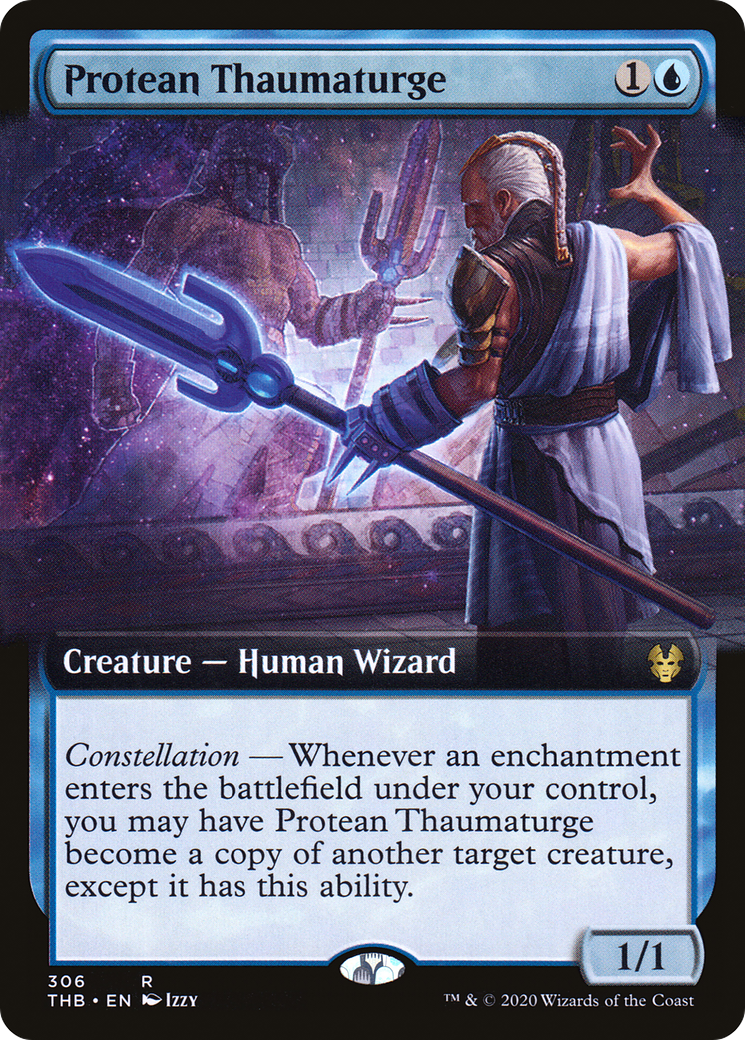 Protean Thaumaturge (Extended Art) (THB-306) - Theros Beyond Death: (Extended Art) Foil