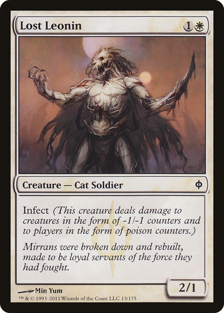 Lost Leonin (NPH-013) - New Phyrexia Foil