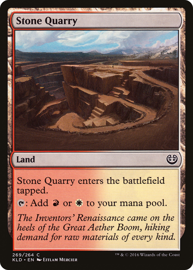Carrière de pierre (KLD-269) - Kaladesh 