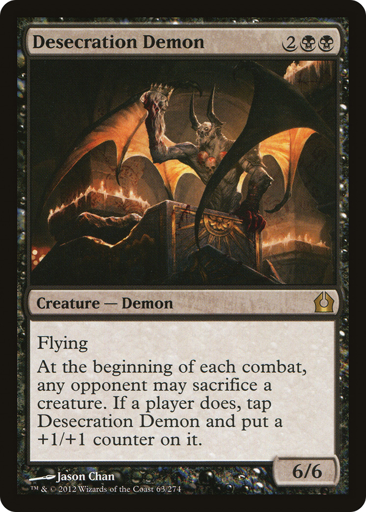 Desecration Demon (RTR-063) - Return to Ravnica