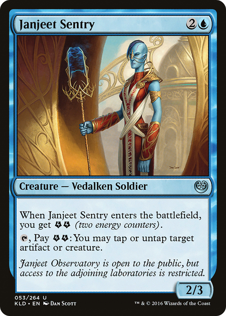 Sentinelle Janjeet (KLD-053) - Feuille de Kaladesh 
