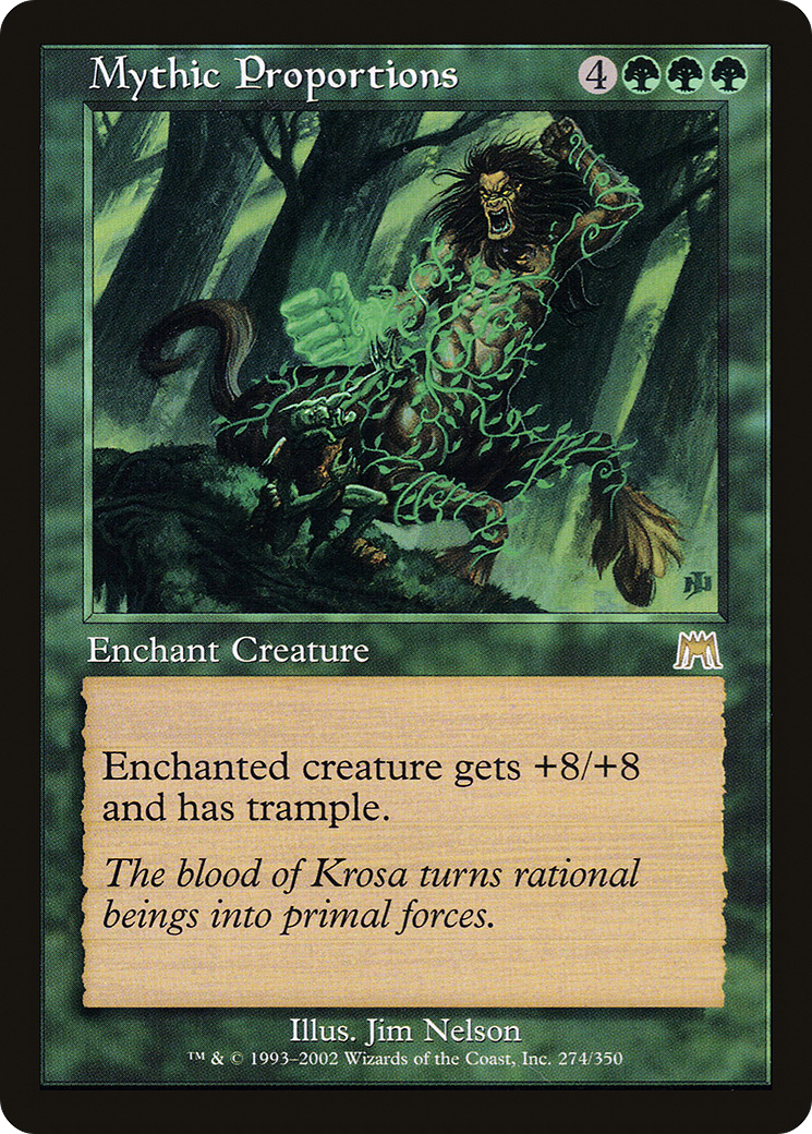 Proportions mythiques (ONS-274) - Onslaught Foil 