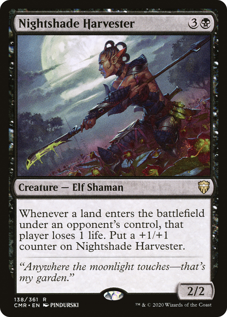 Nightshade Harvester (CMR-138) - Commander Legends Foil
