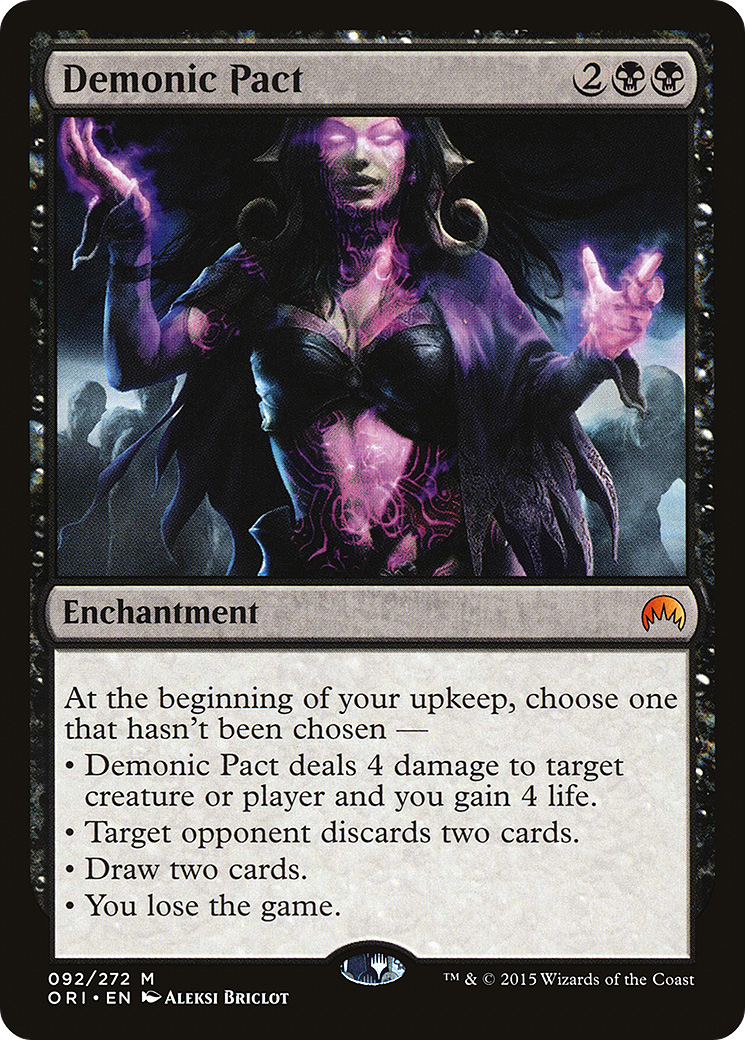 Pacte démoniaque (ORI-092) - Magic Origins Foil 