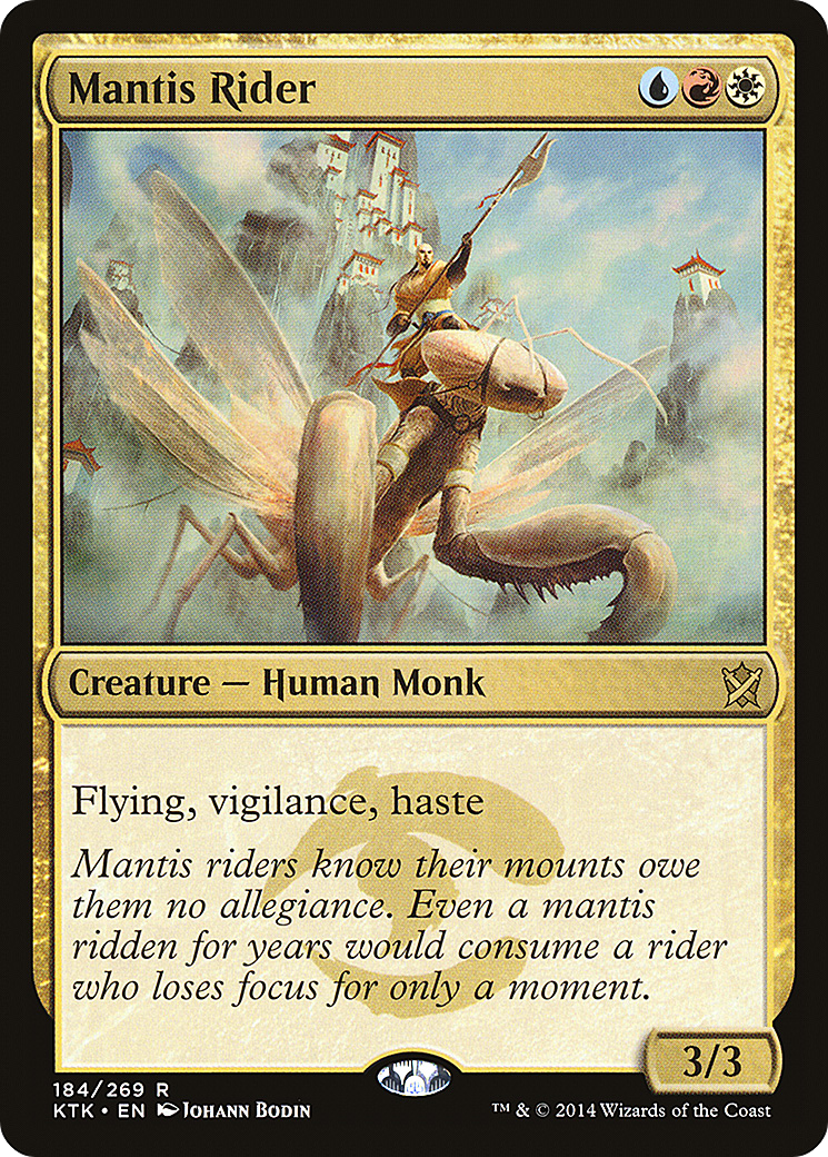 Mantis Rider (KTK-184) - Khans of Tarkir