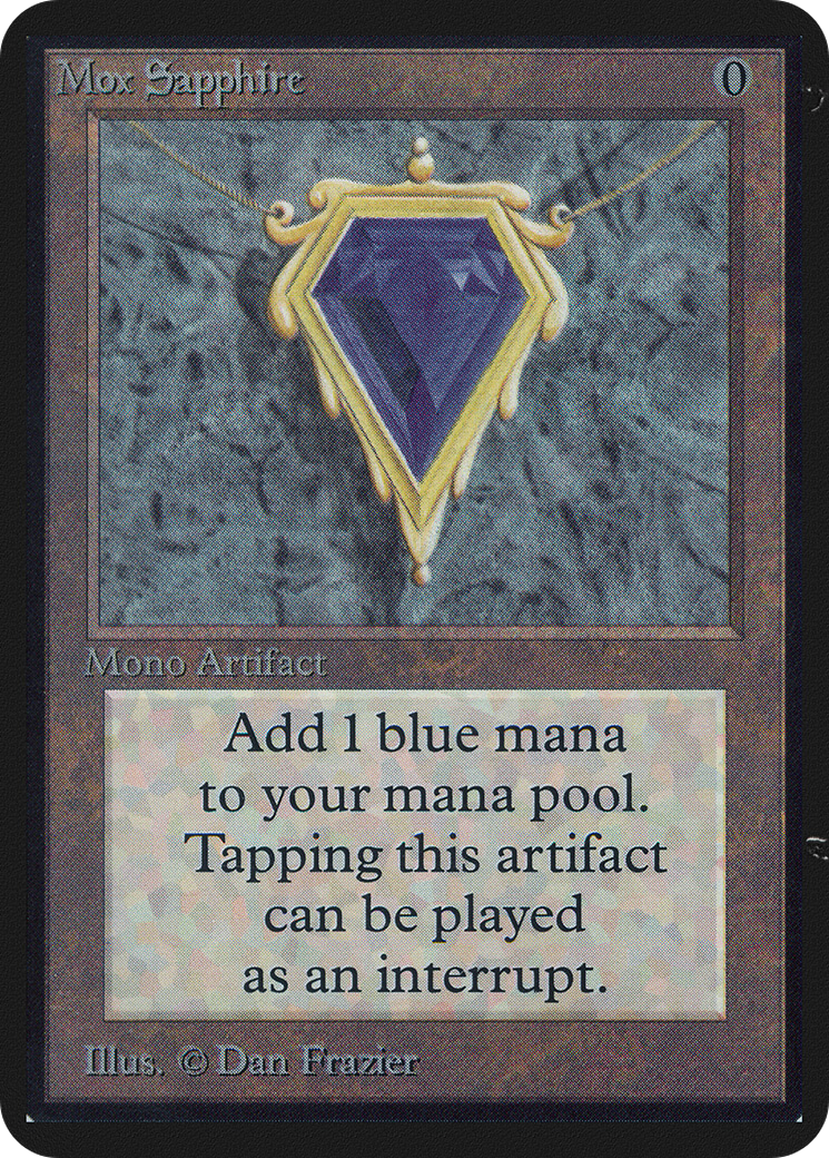 Mox Sapphire (LEA-265) - Édition limitée Alpha 