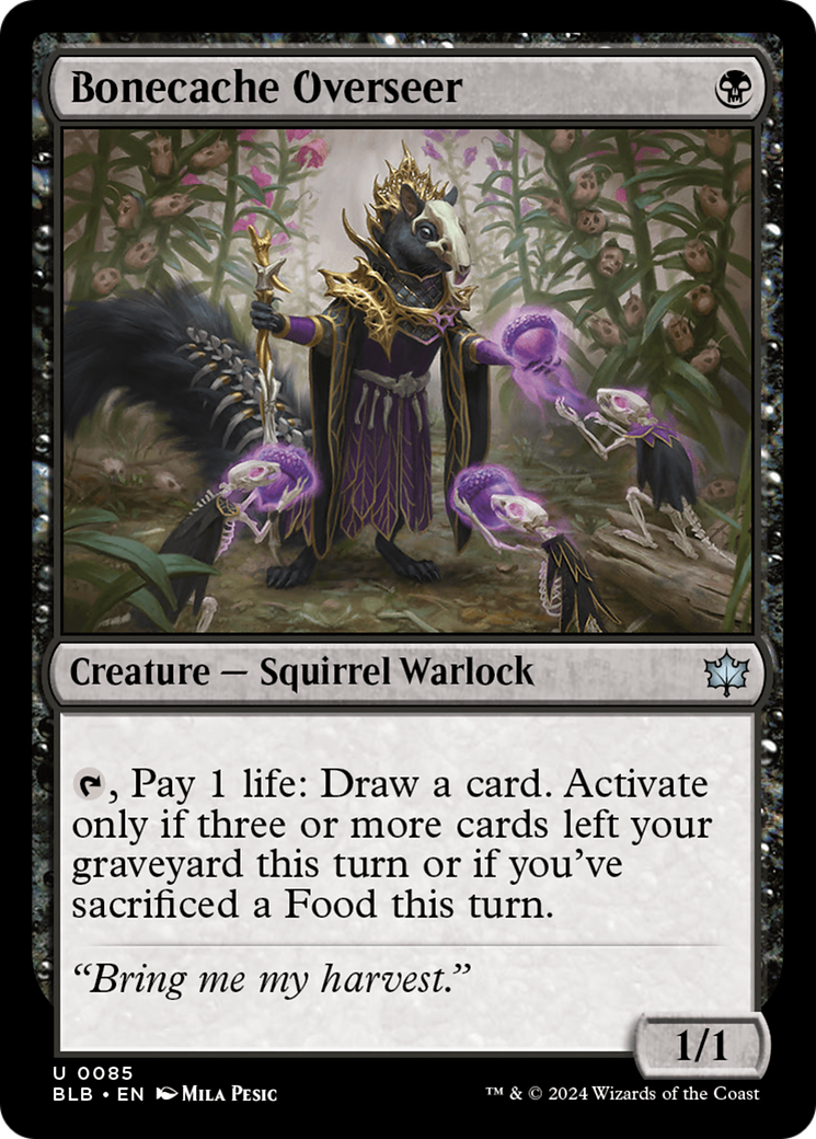 Surveillant de cache d'os (BLB-085) - Bloomburrow Foil 