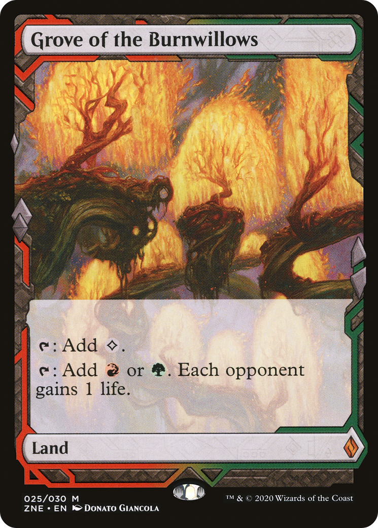 Bosquet des Brûle-Saules (ZNE-025) - Zendikar Rising Expeditions Foil 