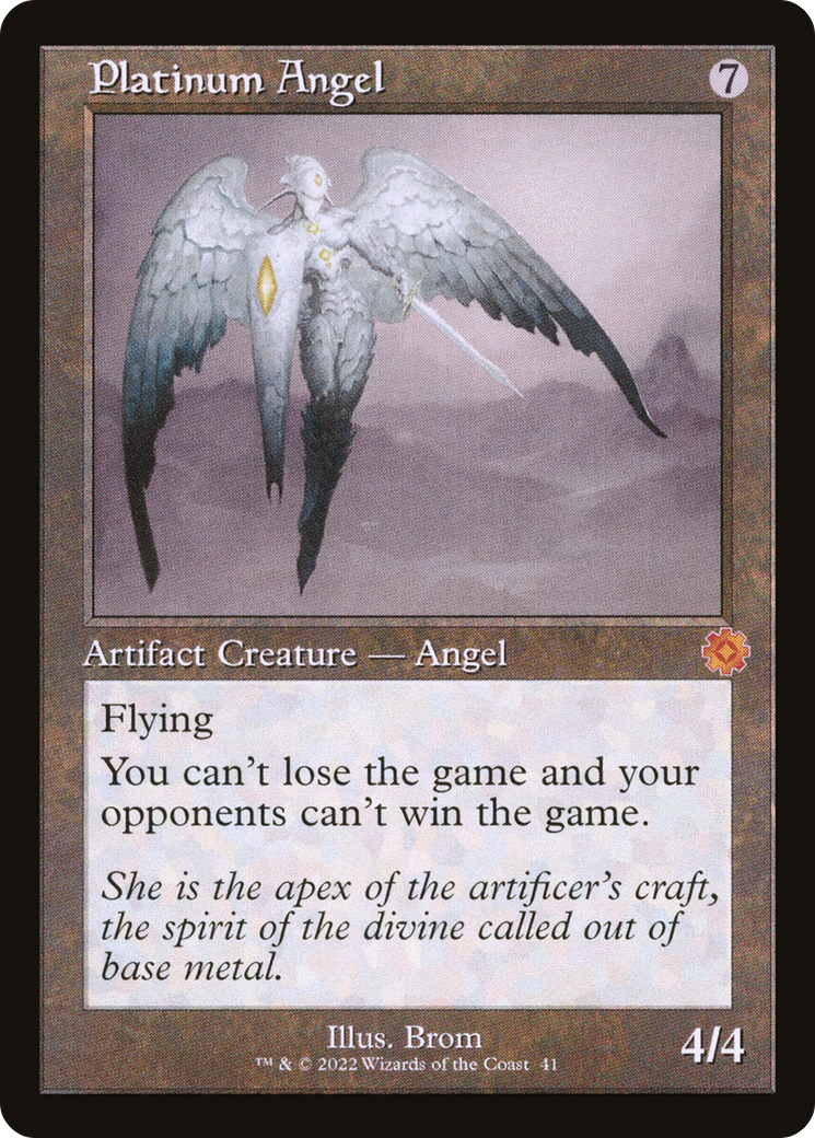 Platinum Angel (BRR-041) - The Brothers' War Retro Artifacts Foil