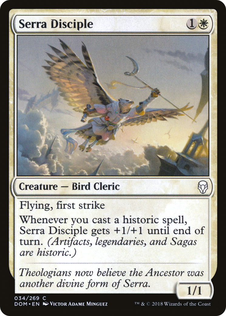 Disciple Serra (DOM-034) - Feuille Dominaria 