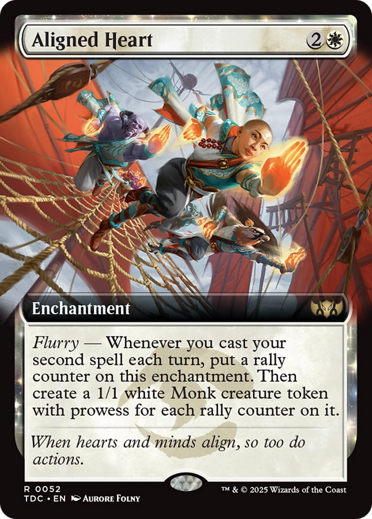 Cœur aligné (Art étendu) (TDC-052) - Commandant : Tarkir : Tempête de dragons 