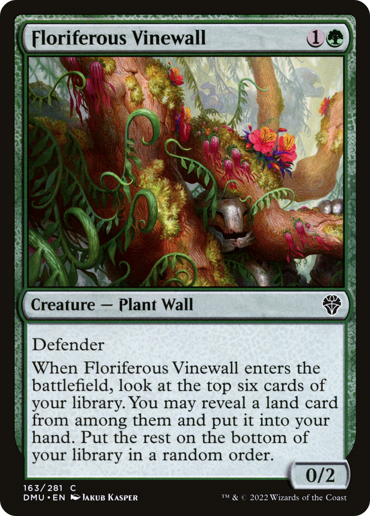 Mur de vigne florifère (DMU-163) - Dominaria United 