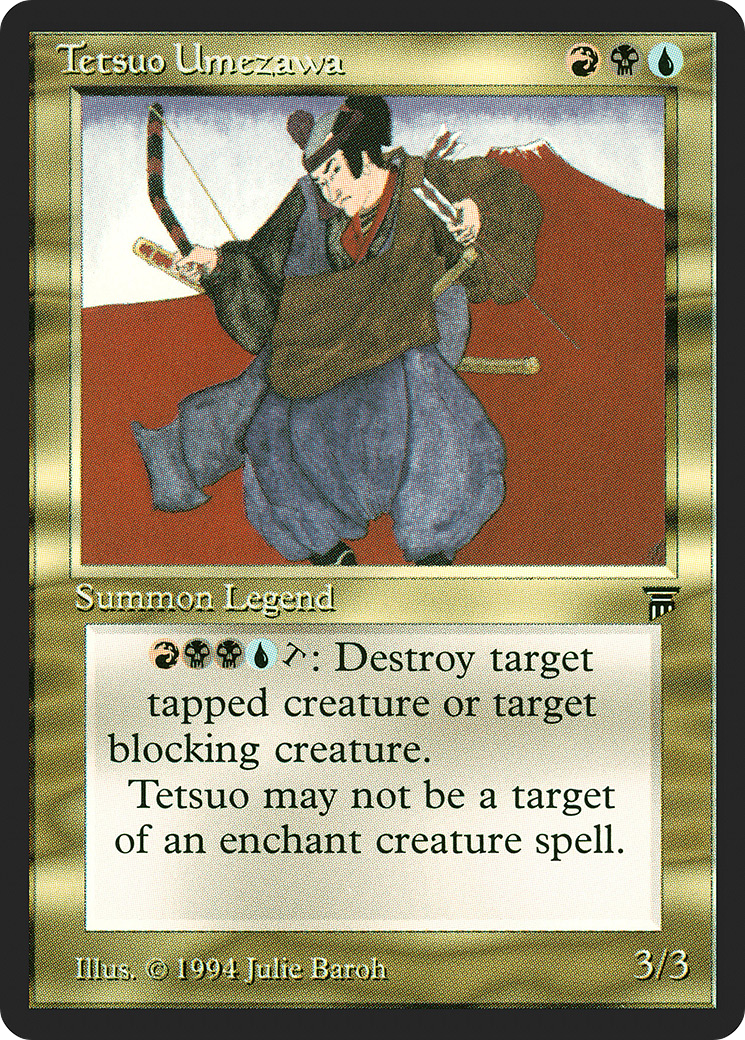 Tetsuo Umezawa (LEG-262) - Légendes 