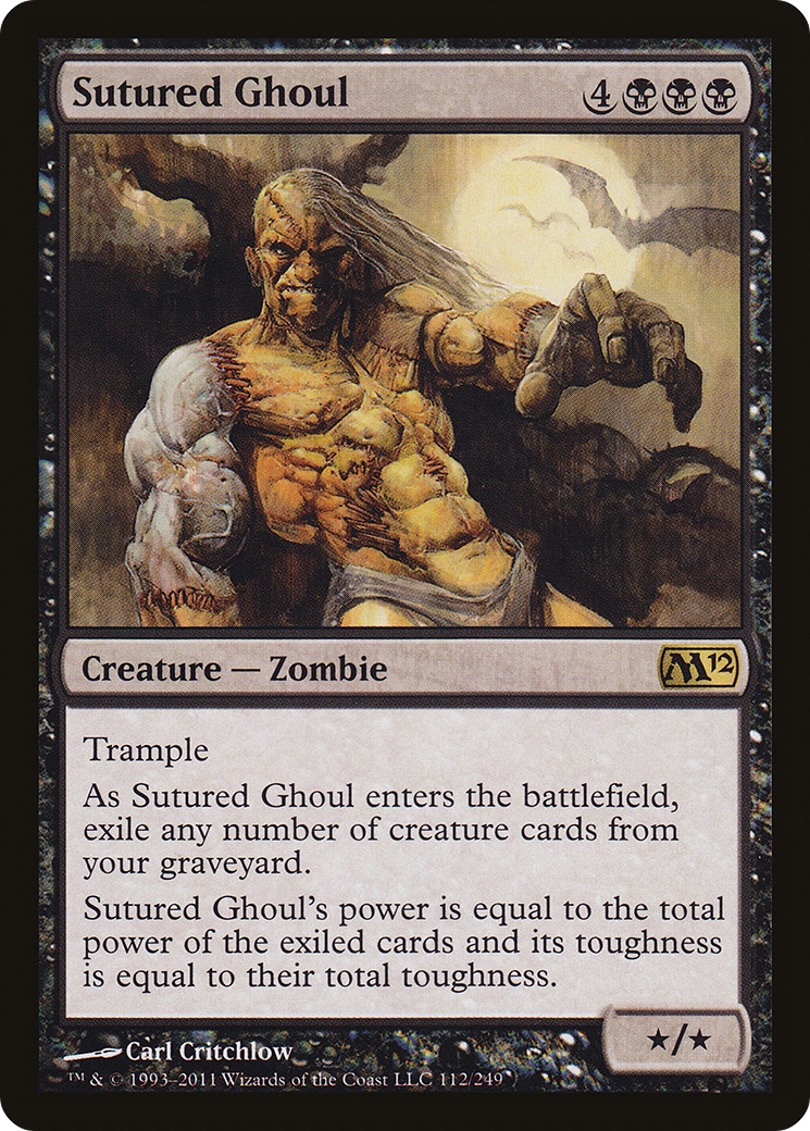 Sutured Ghoul (M12-112) - Magic 2012 Foil