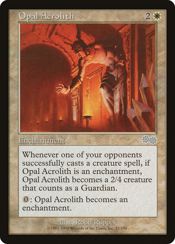 Acrolithe d'opale (USG-022) - La saga d'Urza 