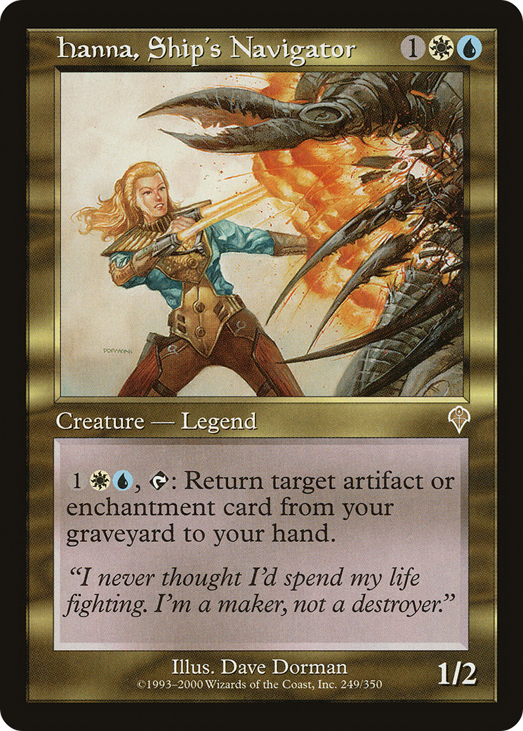 Hanna, navigatrice du navire (INV-249) - Invasion Foil 