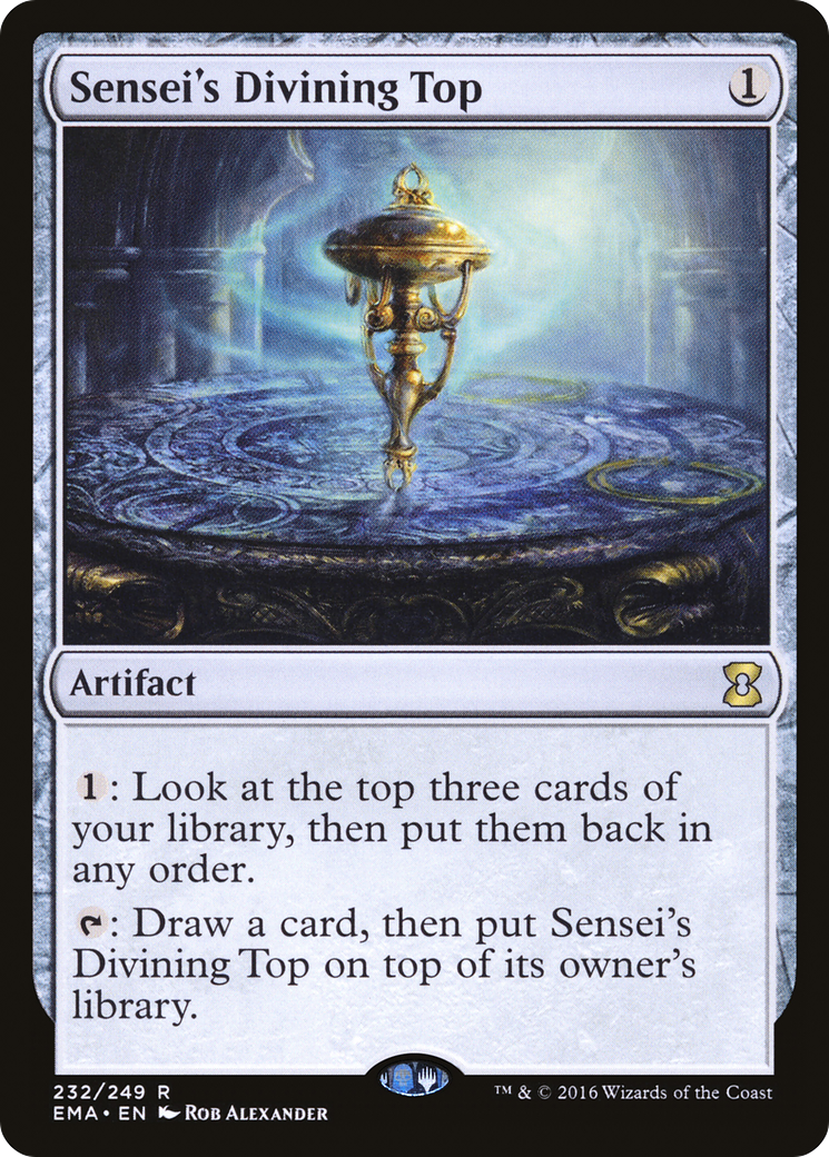 Sensei's Divining Top (EMA-232) - Eternal Masters Foil