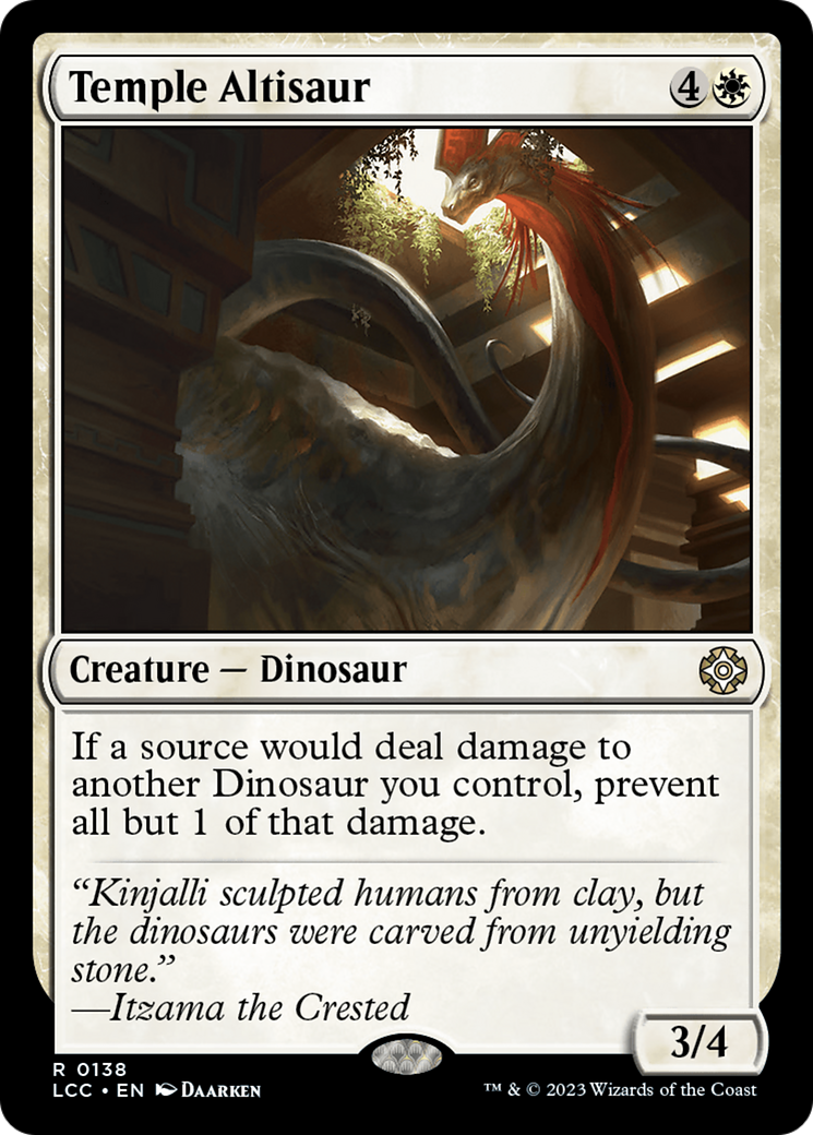 Temple Altisaur (LCC-138) - Commandant des Cavernes Perdues d'Ixalan 
