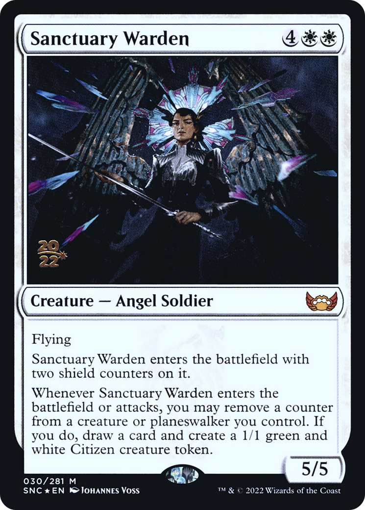 Sanctuary Warden (PRE-30S) - Streets of New Capenna Promos Foil