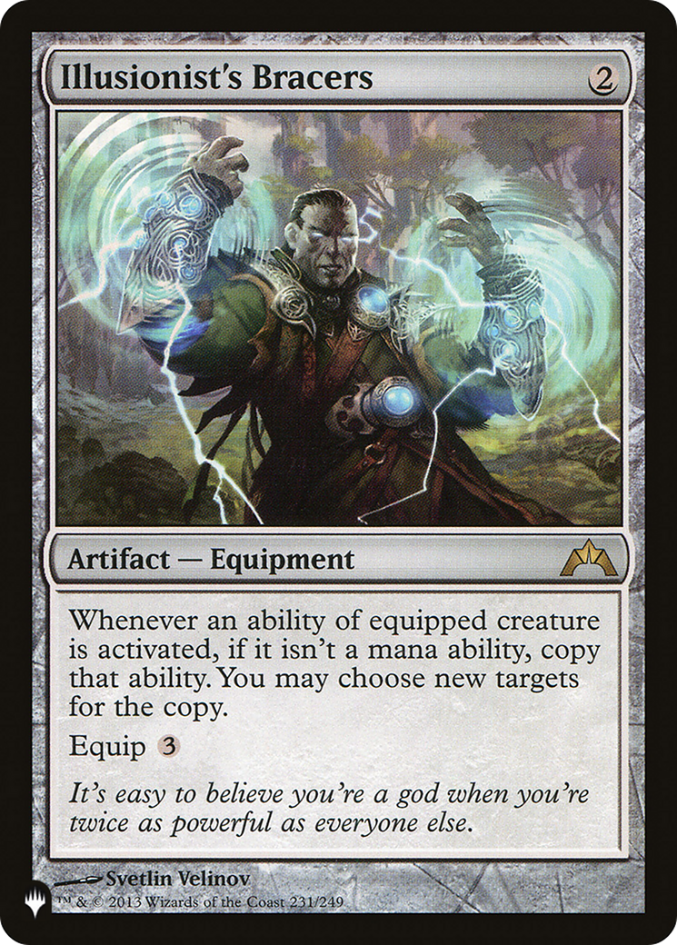 Illusionist's Bracers (LIST-GTC-231) - The List