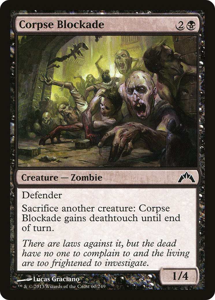 Blocage des cadavres (GTC-060) - Gatecrash Foil 